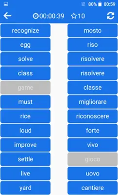 Italian - English android App screenshot 3